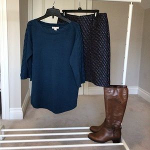 Dress Barn Blue Sweater Women size S